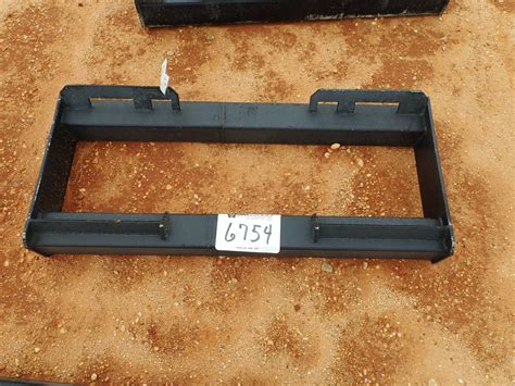 skid steer loader quick attach mount plate|universal skid steer attachment plate.